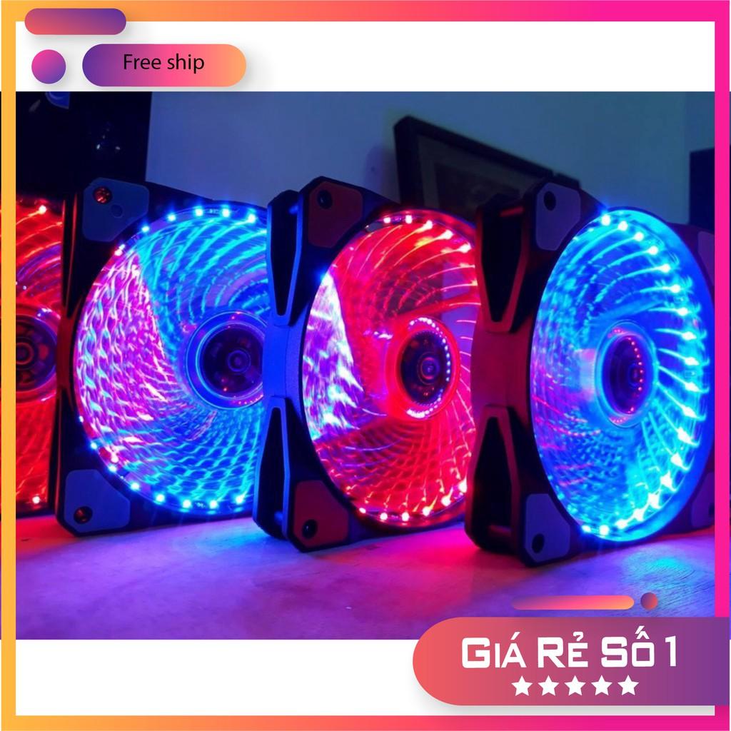 Fan case LED 12 cm Cao Cấp. Fan tản nhiệt. trang trí cho case máy tính, pc gaming