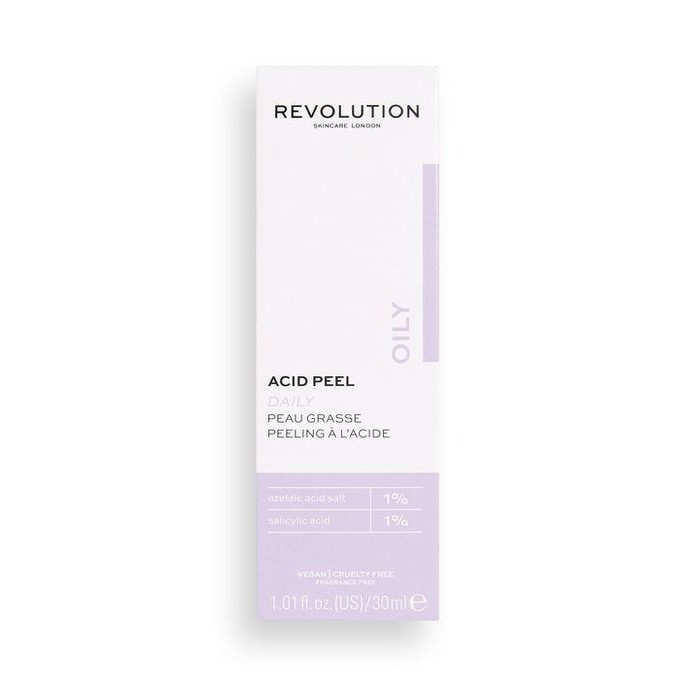 Tẩy da chết hóa học AHA BHA cho da dầu Revolution Skincare Acid Peel Daily Oily 30ml