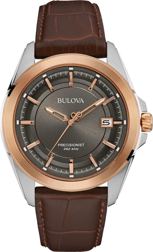 Đồng hồ nam dây da bulova 98B267