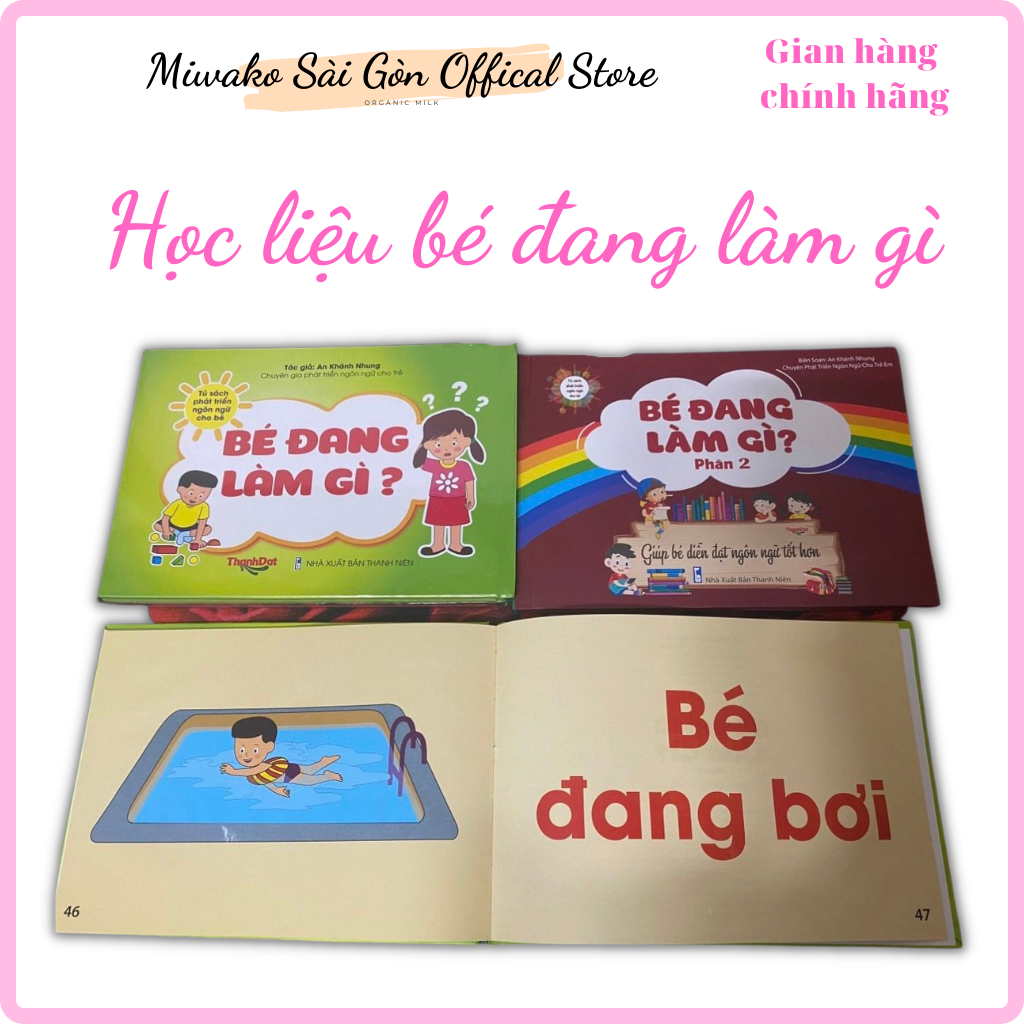 Sách Bé đang làm gì bộ 2 cuo