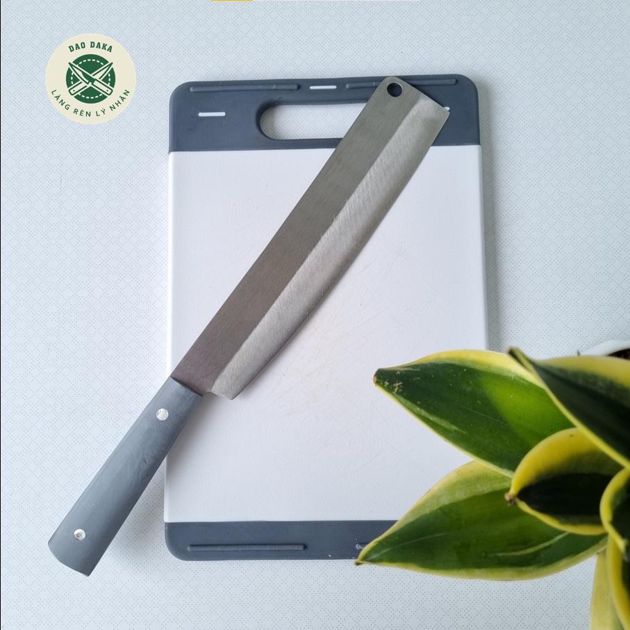 Dao thái nhỏ thép Nhật trắng không gỉ - Chuôi nhựa