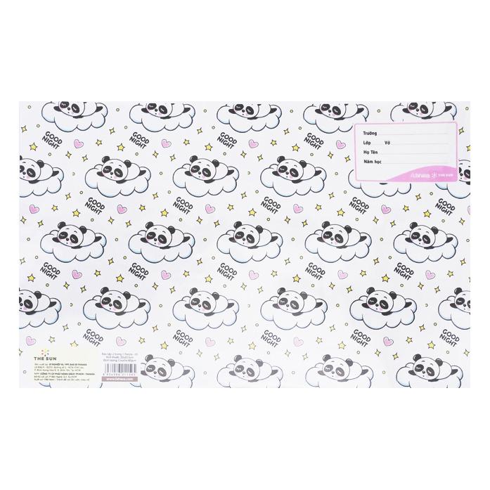 Bao Tập 2 Trong 1 Bìa Kiếng Panda - The Sun 01 (5 Tờ/Xấp)