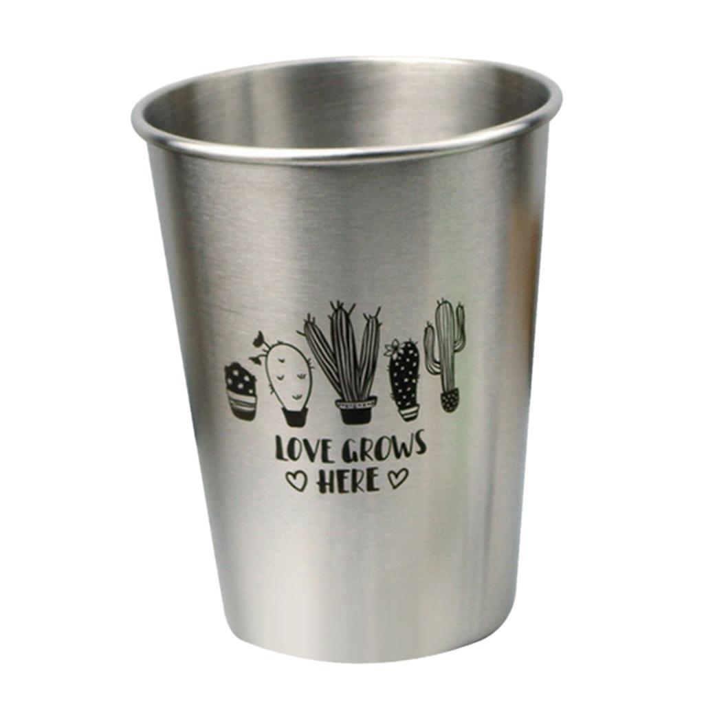 350ml Stainless Steel Water Cup Milk Wine Beer Bottle Coffee Tea Mug