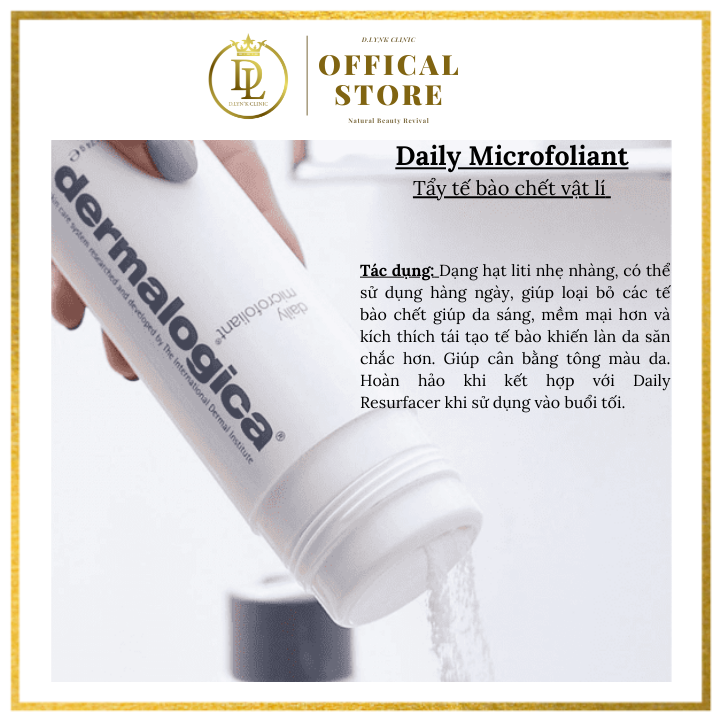 Tẩy tế bào chết vật lý  dành cho mọi làn da Dermalogical Daily Microfoliant 73g