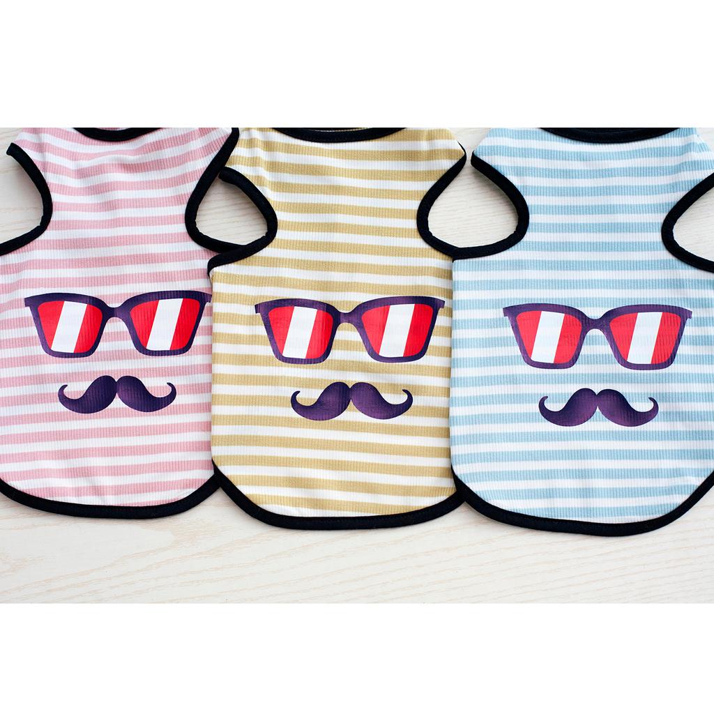 Sunglasses Print Pet Puppy Dog Cat Pet Clothes Dress Vest T Shirt
