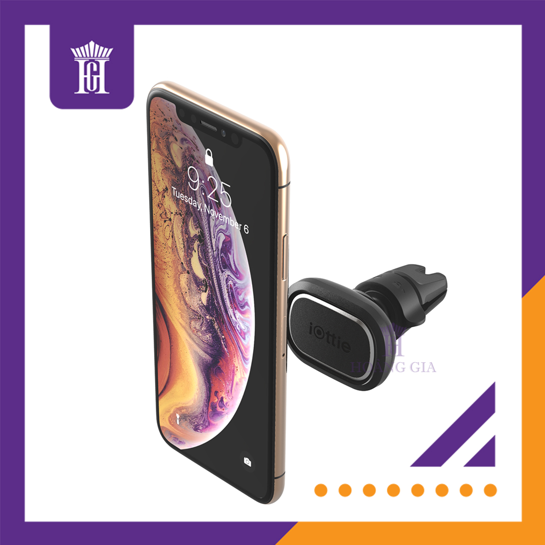 Giá Đỡ Điện Thoại Ô Tô iOttie iTap 2 Vent Hút Dính Nam Châm Gắn Cửa Gió Điều Hòa - Sản Xuất Tại Hàn Quốc - Hàng Chính Hãng