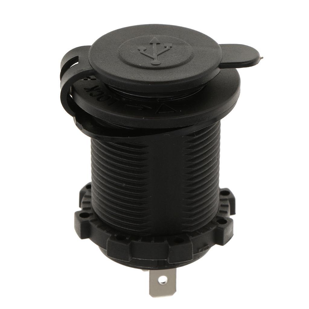 3x12V 4.2A Dual USB Charger Socket for Motorcycle Boat Car