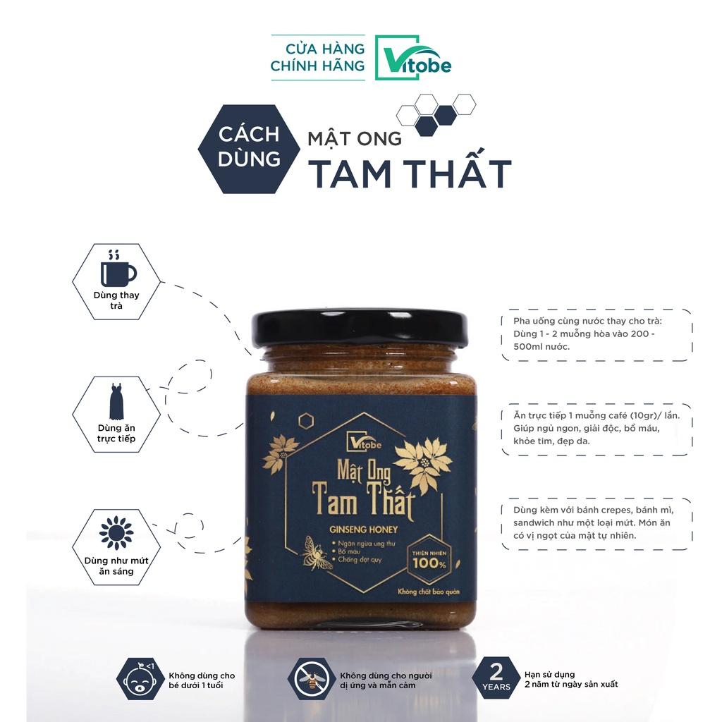 Mật Ong Tam Thất Vitobe - Hữu cơ 100%