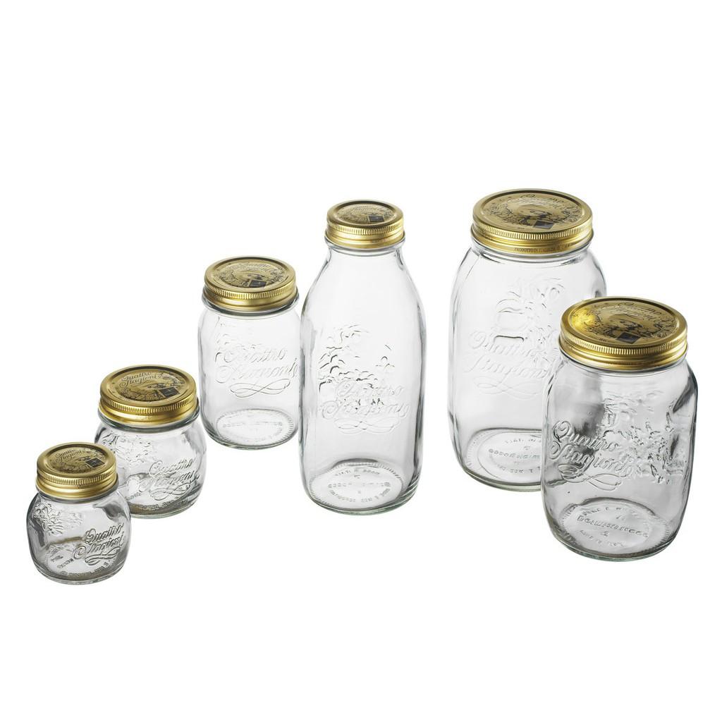 Hũ thủy tinh nắp vặn Quattro 1500ml- Hàng chính hãng