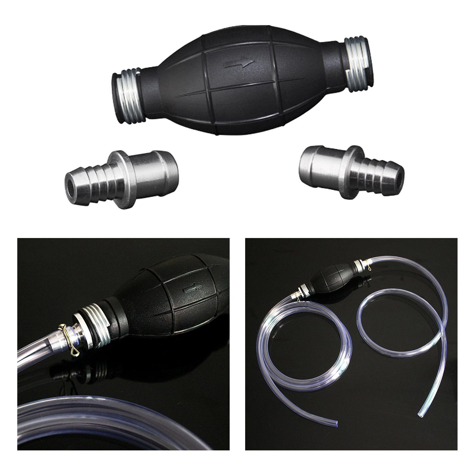 Gasoline Siphon Hose Pump, Gas Transfer Transfer Pump Fits for Oil Fuel Gas Boat