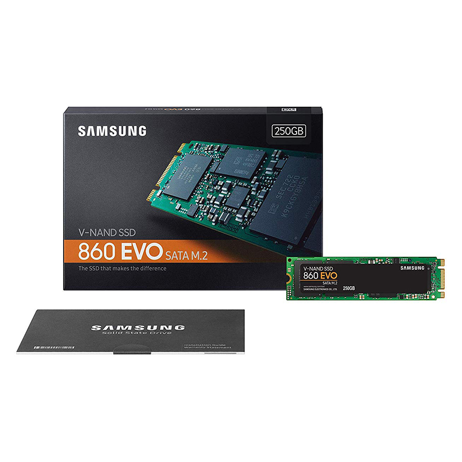 Ổ Cứng SSD Samsung 860 Evo MZ-N6E250BW 250GB Sata III M.2 2280 - Hàng Nhập Khẩu