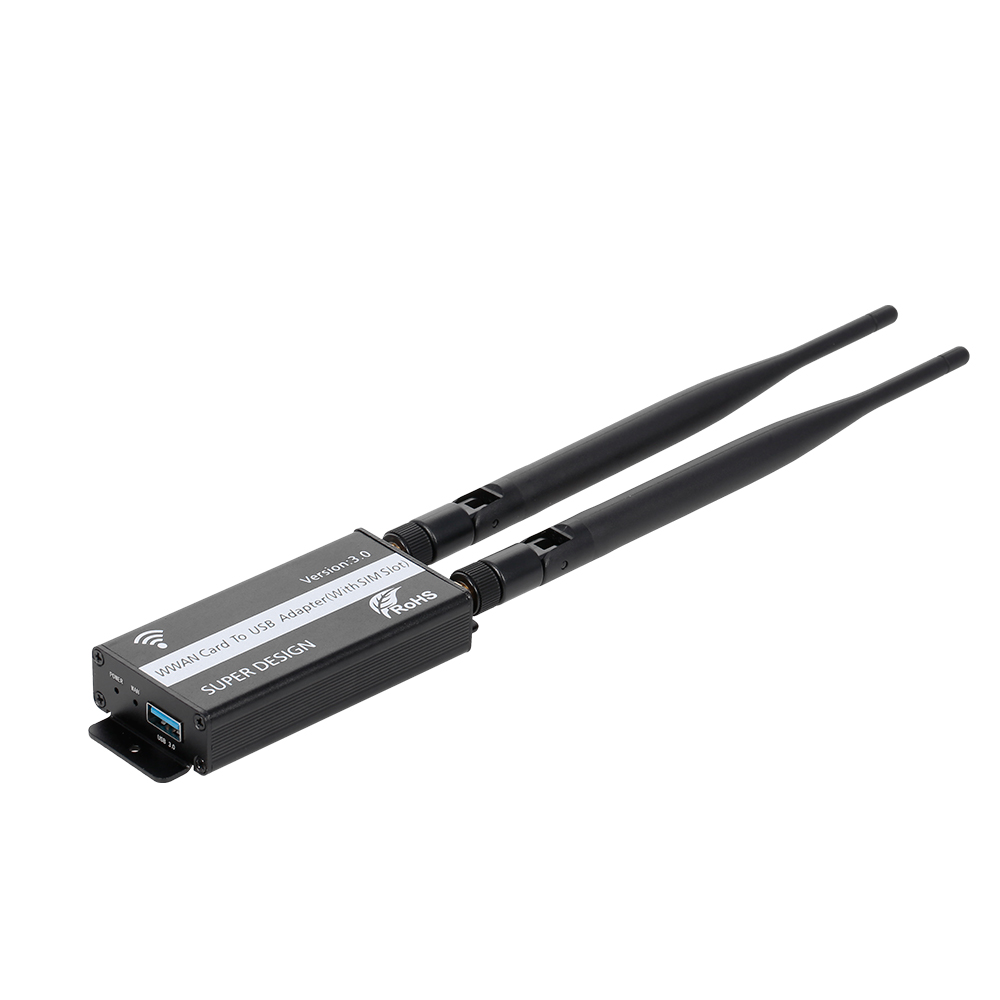 Bảng mạch bộ điều hợp Mô-đun LTE NGFF M.2 Phím B sang USB 3.0 với Khe cắm SIM 6/8 Chân cho Mô-đun WWAN / LTE / 3G 4G