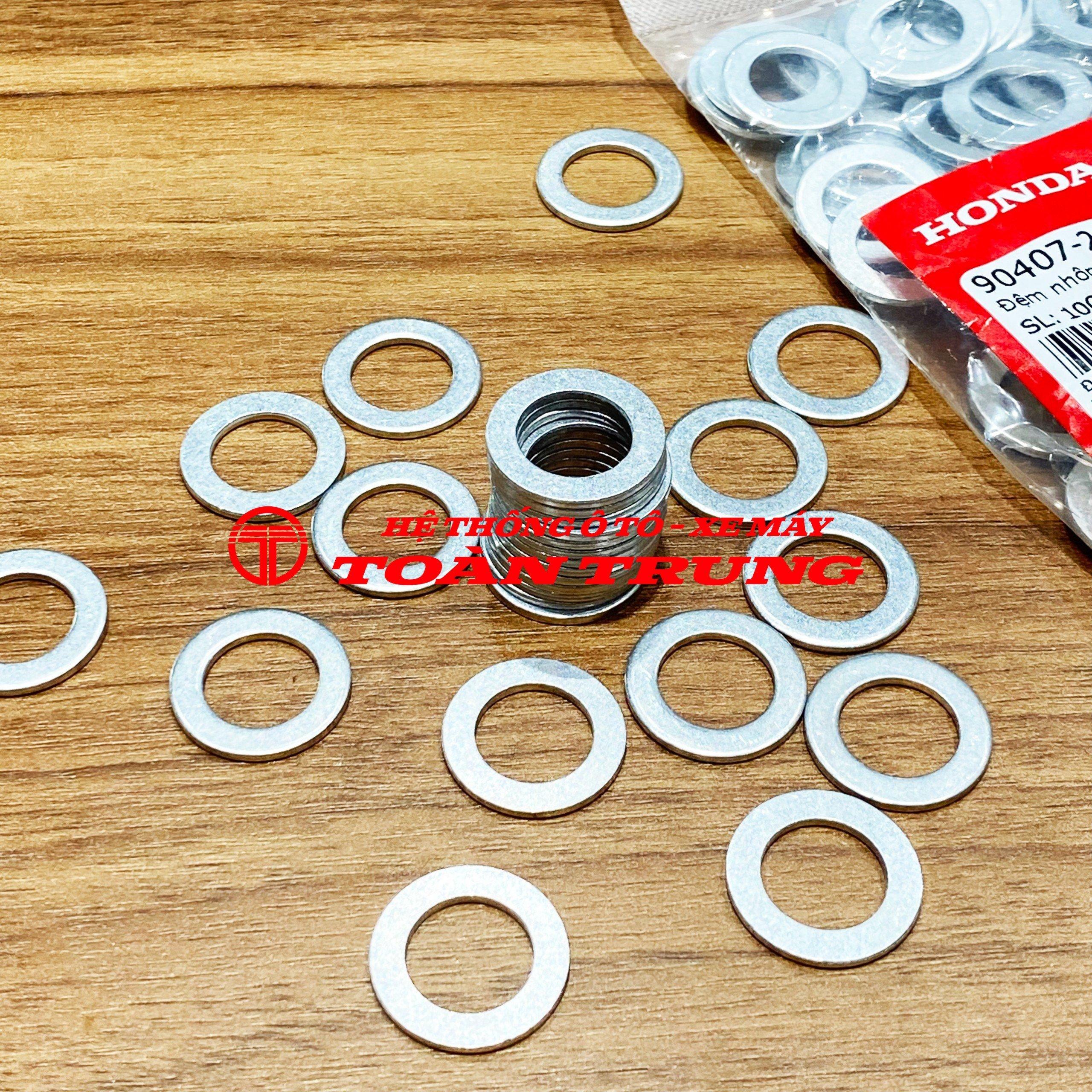 Đệm nhôm ốc xả dầu xe số 12,5x20mm chính hãƞg Honda (1 CÁI)