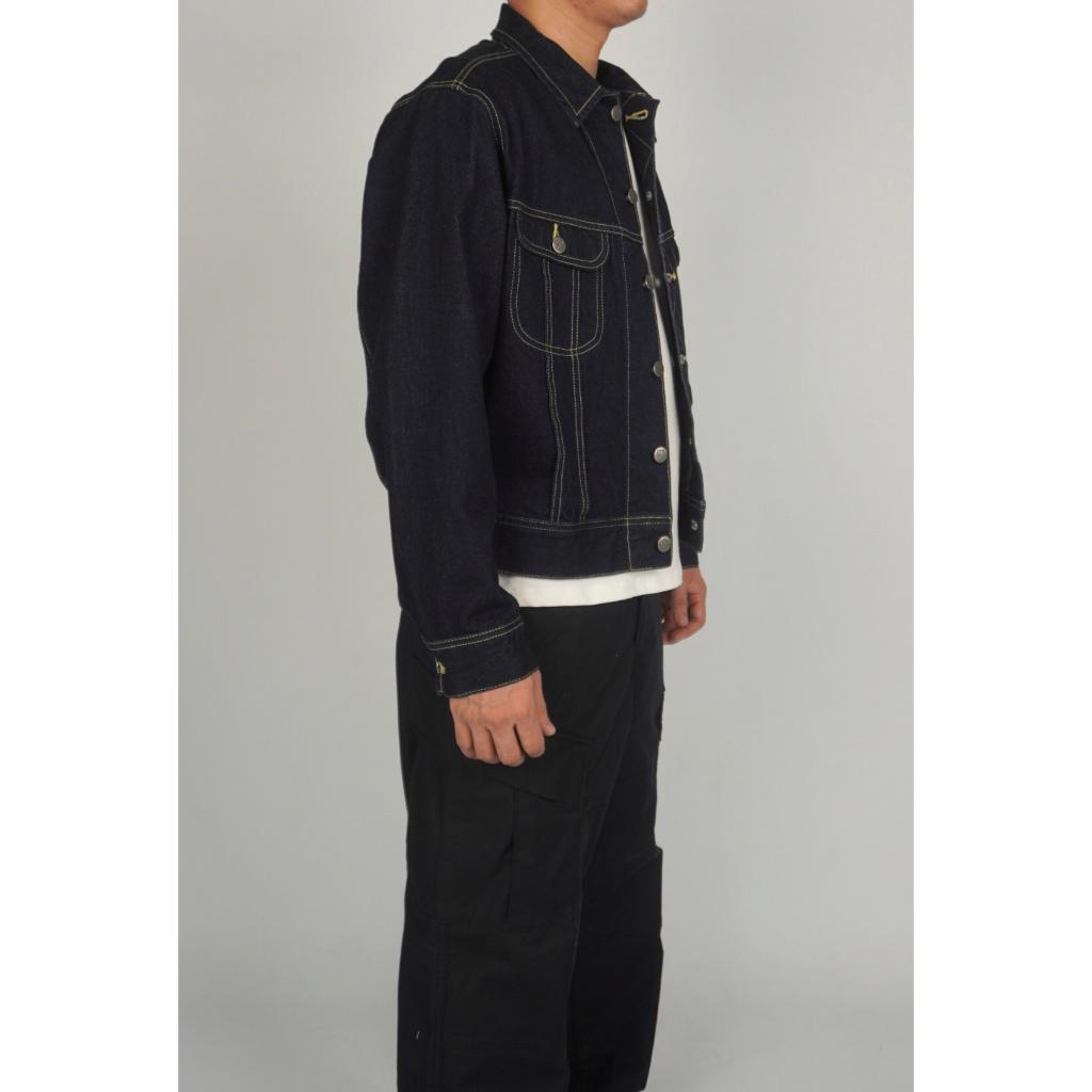 Áo JACKET Dáng Ngắn JK2 màu xanh nhạt, áo khoác bò nam siêu đẹp, chất vải Jean cotton cao cấp thương hiệu Samma Jeans