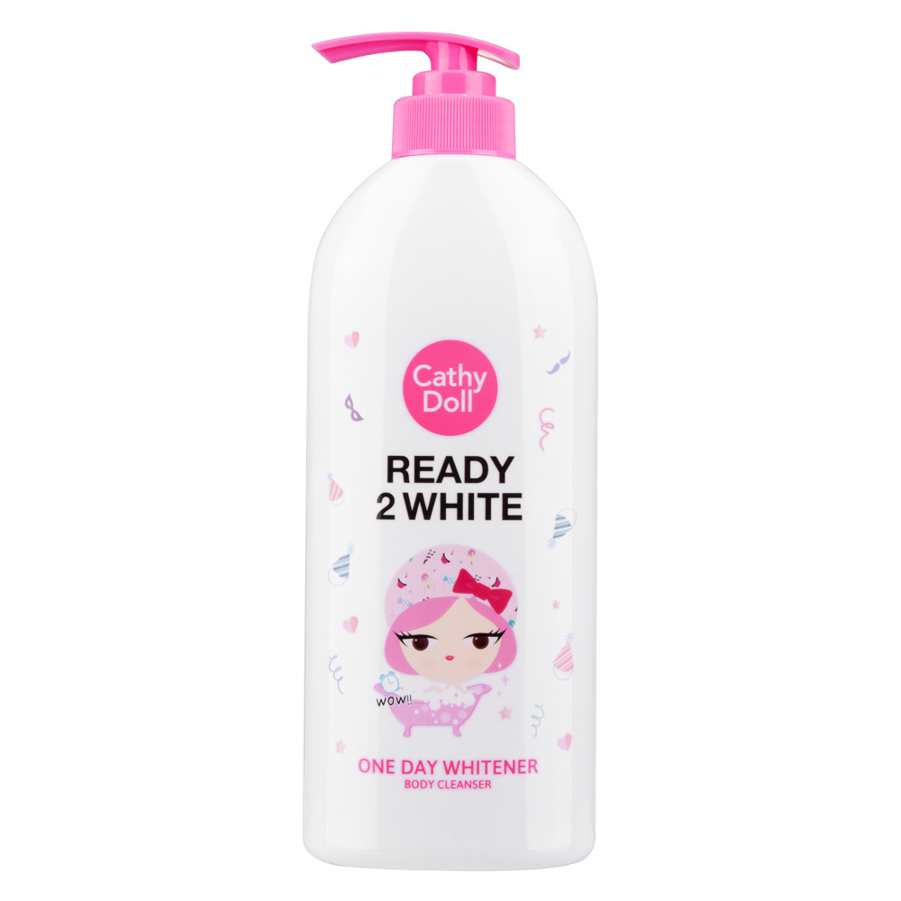 Sữa Tắm Trắng Da Cathy Doll Ready 2 White One Day Whitener Body Cleanser 500ML