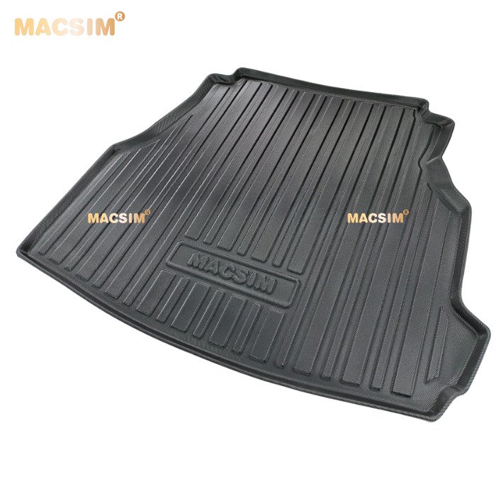 Thảm lót cốp Mercedes C-Class 2022+ (qd) nhãn hiệu Macsim chất liệu tpv cao cấp màu đen