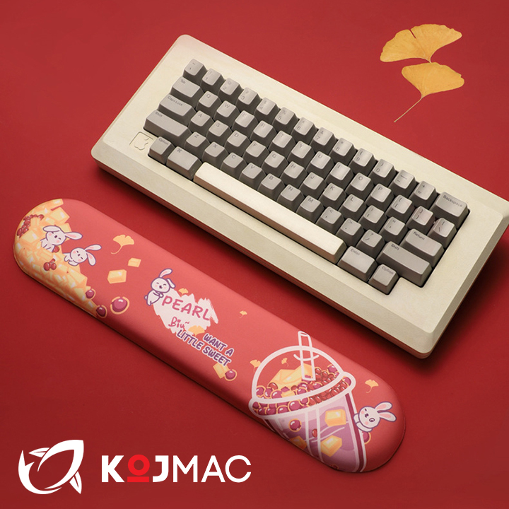 Thanh Đệm Kê Tay Bàn Phím Máy Tính Silicone 3D KOJMAC PKB067 Keyboard Hand Rest Cute Gaming Nhập Khẩu Chính Hãng - Lót Đỡ Cổ Tay Chơi Game Dễ Thương Cao Cấp Chống Mỏi Đau Chuột Corgi Bull Dog Husky