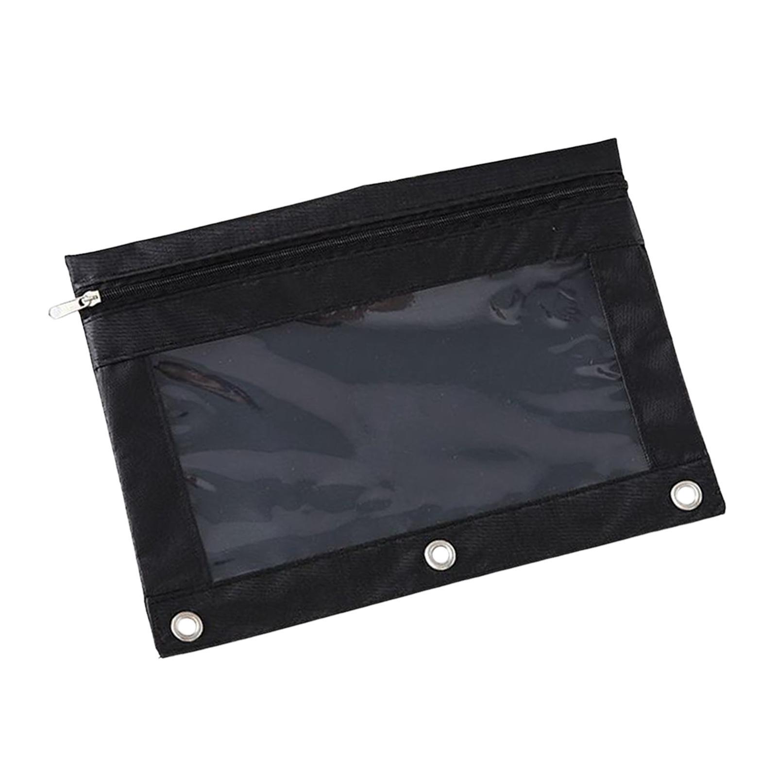 Pen Bag Binder Pencil Pouch Lightweight Cosmetic Bag Office Stationery Organizer Pencil Bags for Boys and Girls Children Teen Birthday Gifts