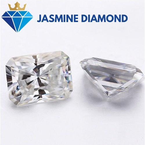 Kim cương nhân tạo Mỹ Moissanite giác cắt Radiant