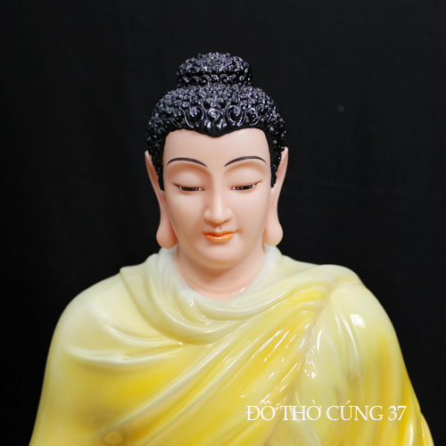 TƯỢNG BỔN SƯ THÍCH CA ÁO VÀNG NGỒI TÒA SEN