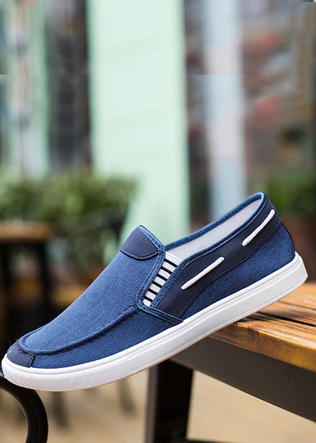 Giày Sneakers TZN Nam Xanh Navy Cao Cấp - TN95