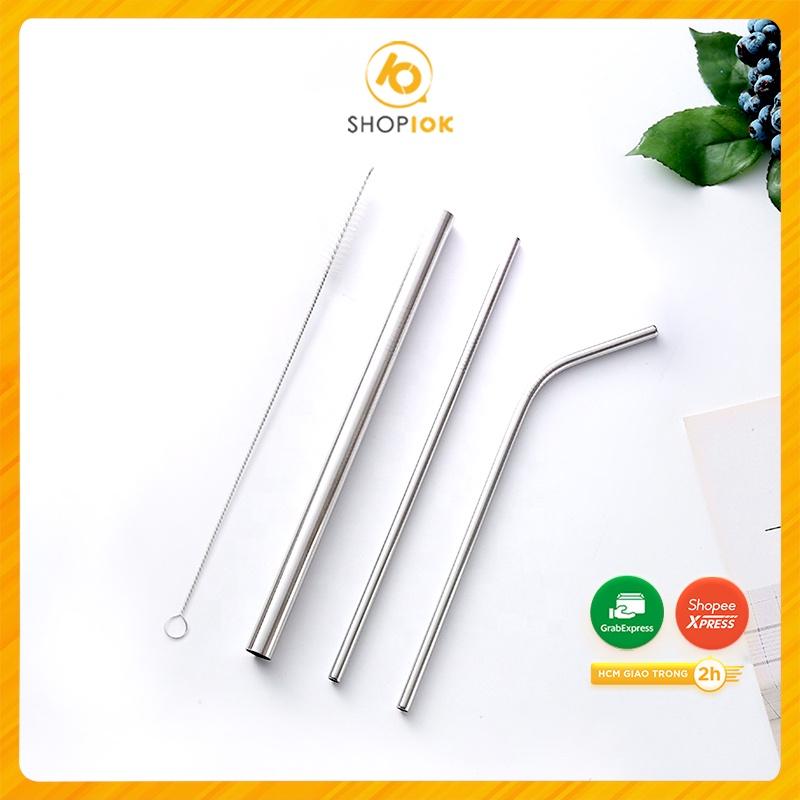 Ống Hút Inox 304 và Cọ Rửa