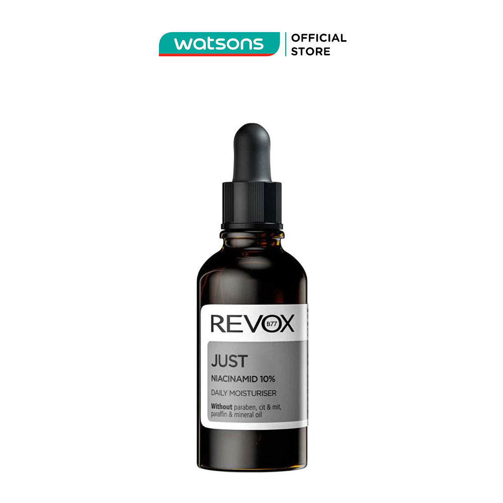 Tinh Chất Revox B77 Just Niacinamide 10 Daily Moisturiser Dưỡng Ẩm Mặt &Amp; Cổ 30Ml