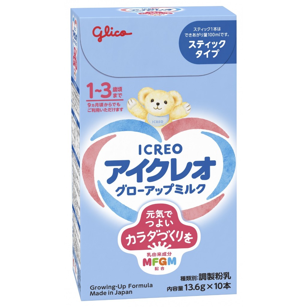 Sữa Bột Glico Icreo Grow-Up 136g/Hộp Cho Bé 1-3 tuổi