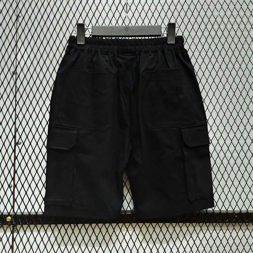 &lt;FREE SHIP&gt; Quần short kaki túi hộp phối gài chất vải co giãn (Hình Thật)