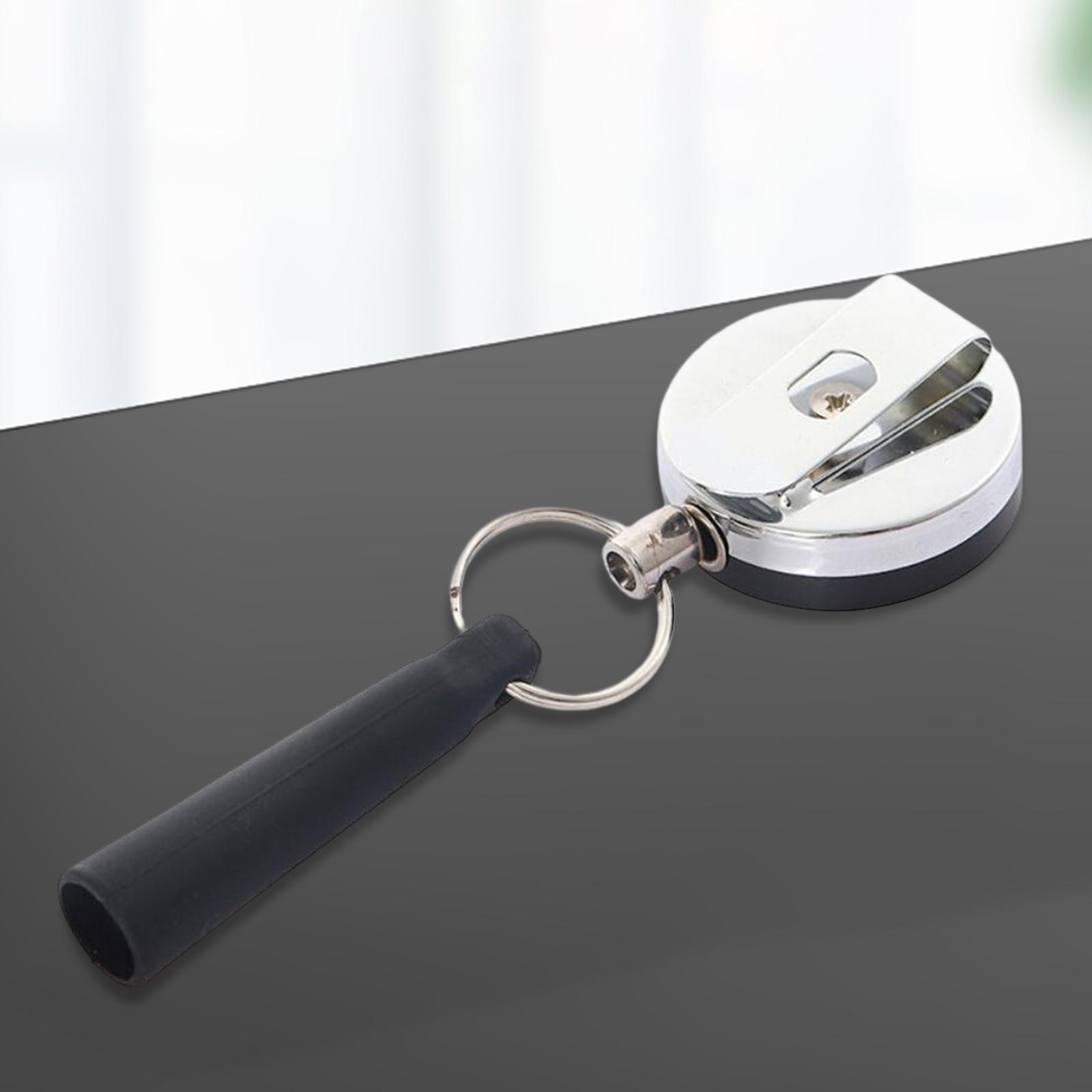 2X Retractable Anti-Lost /Pencil Holder  Reel Buckle with Belt Clip