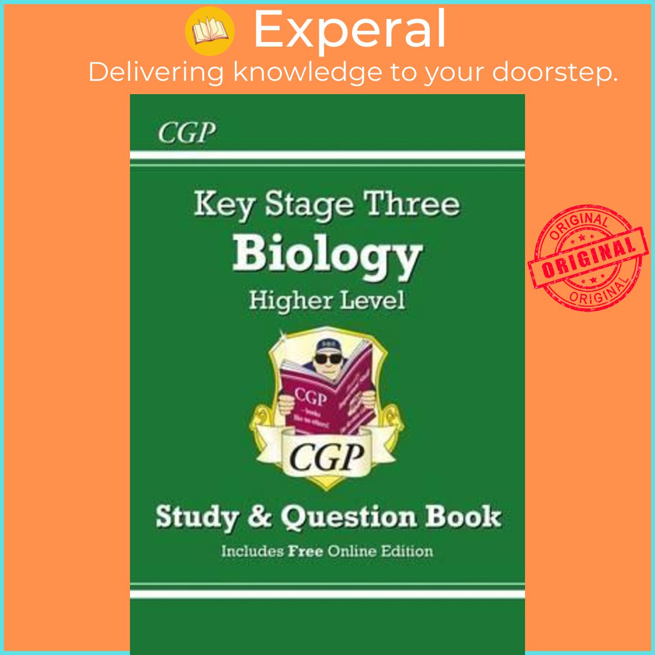 Sách - KS3 Biology Study & Question Book - Higher by CGP Books (UK edition, paperback)