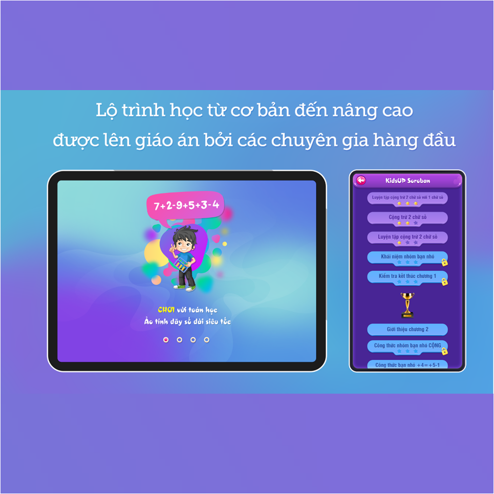 Evoucher - KidsUp Soroban Toán tư duy Nhật Bản