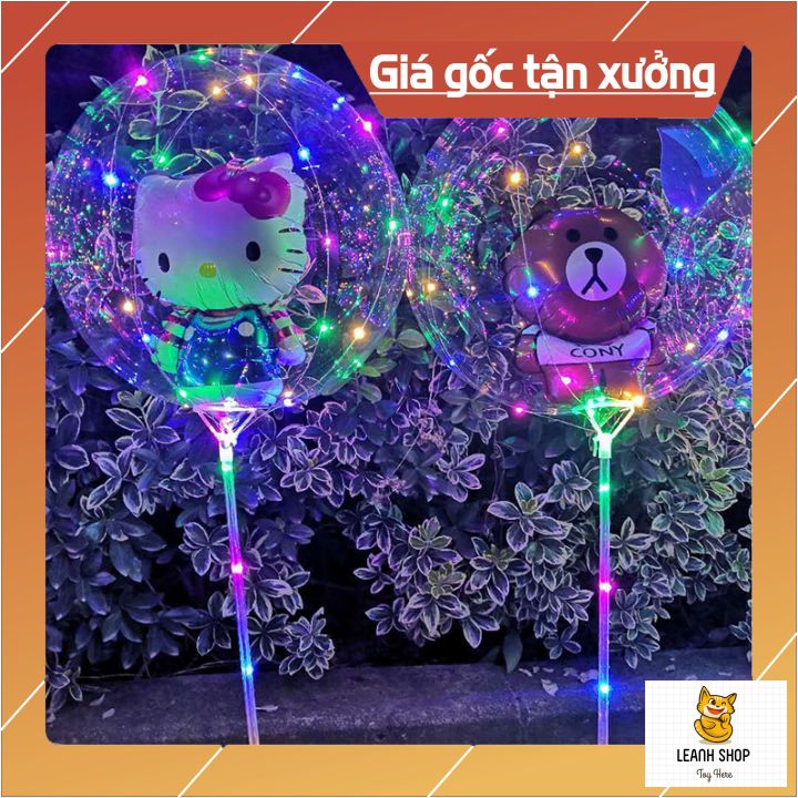 đồ chơi tết Bóng bay galaxy có đèn-có hình 3d bên trong-đồ chơi  sáng