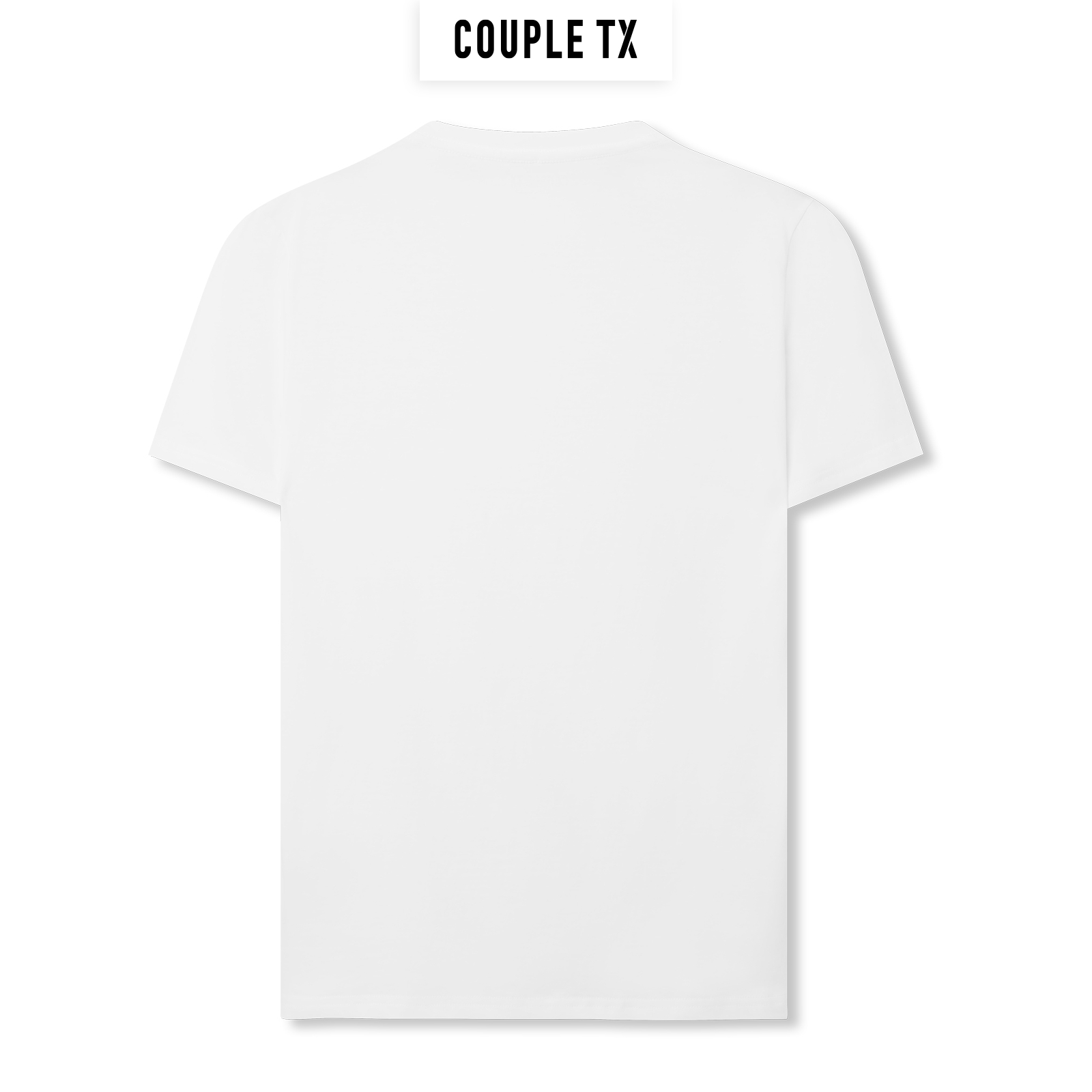 Áo Thun Nam Cổ Tim Couple TX Basic Vải Đốm In Logo X