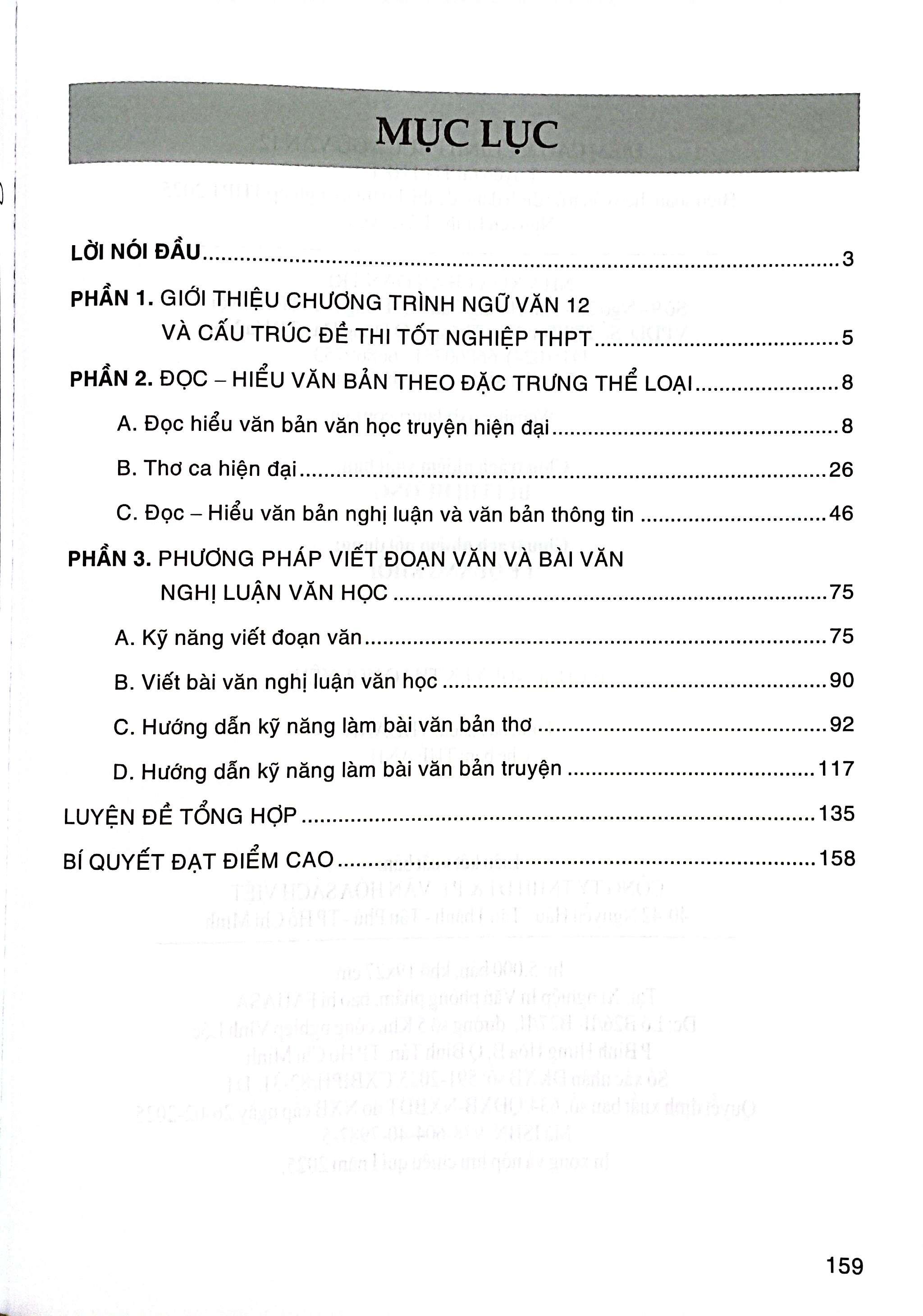 Sách - Điểm Cao Và Chinh Phục Ngữ Văn 12 Luyện Thi TN THPT