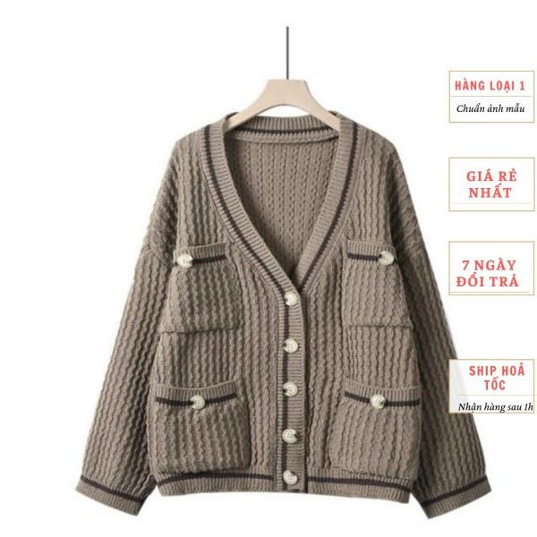 Áo cardigan len nữ ️️ kiểu dáng Hàn Quốc trẻ trung năng động. dễ phối đồ