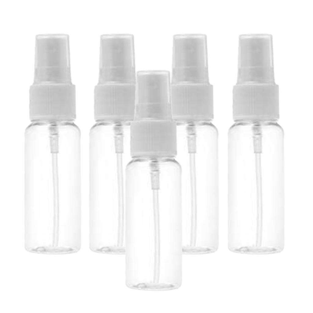 10PCS 30ml 50ml Mini Transparent Plastic Makeup Cosmetic Atomizer Bottles Pump