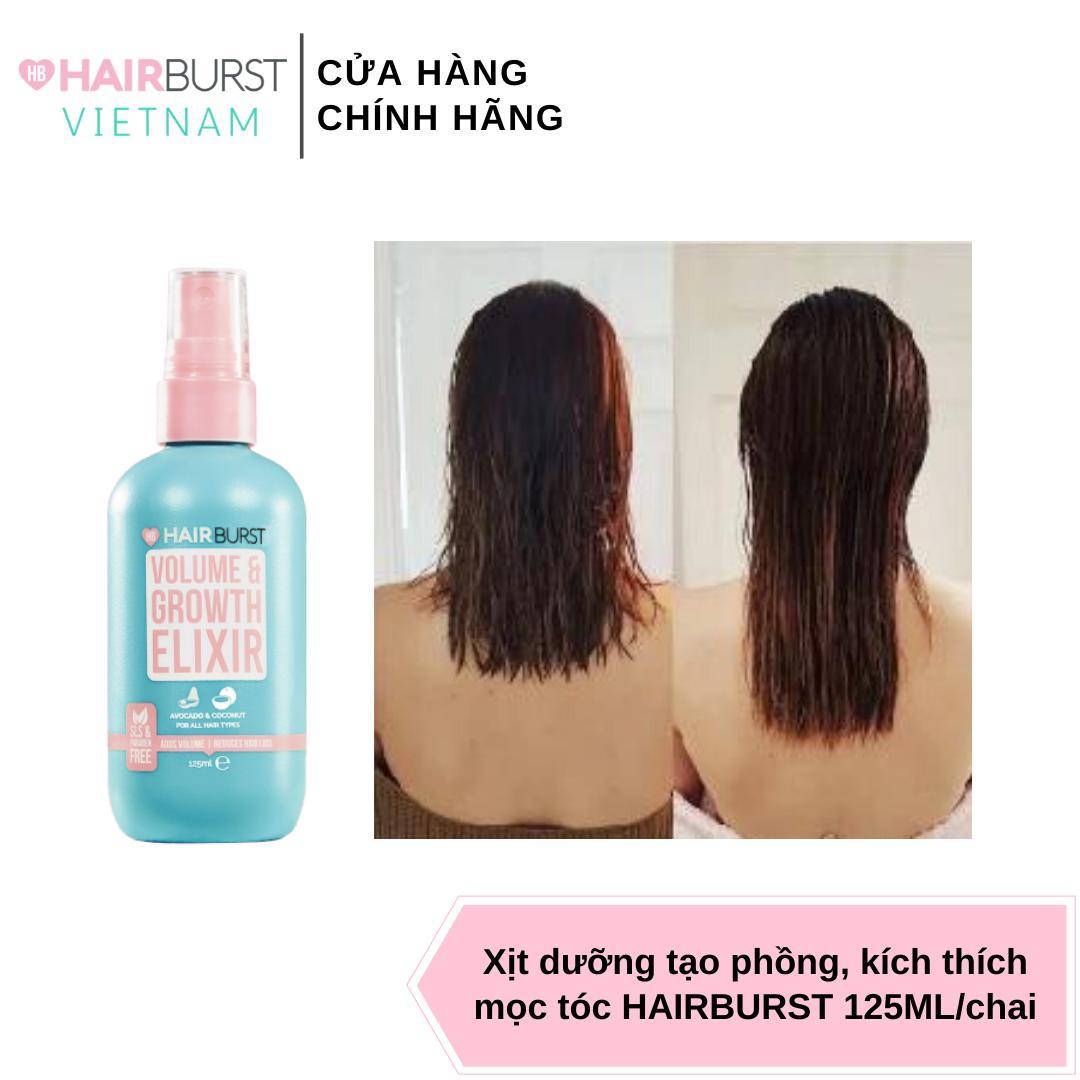 Xịt Dưỡng Tóc Hairburst Volume and Growth Elixir Tạo Độ Phồng Và Kích Thích Mọc Tóc 125ml