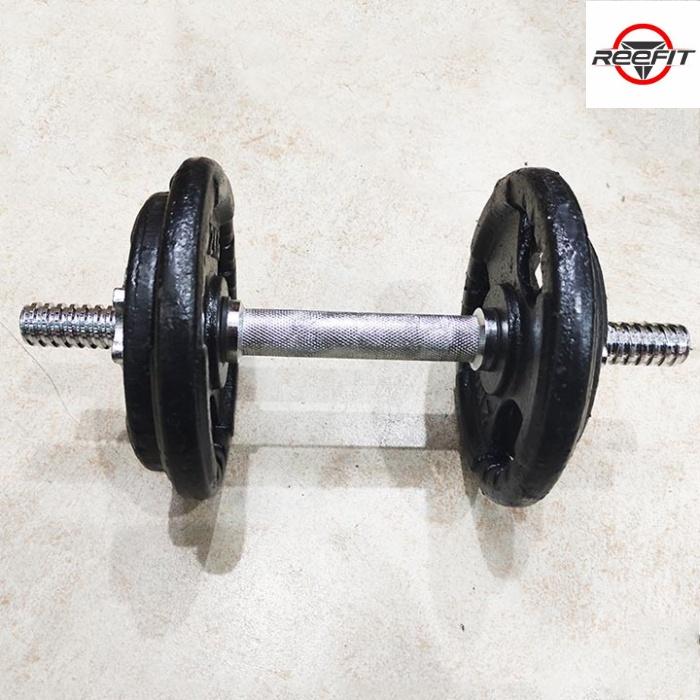 Bộ 2 đòn tập tạ ngắn 35cm Reefit phi 25