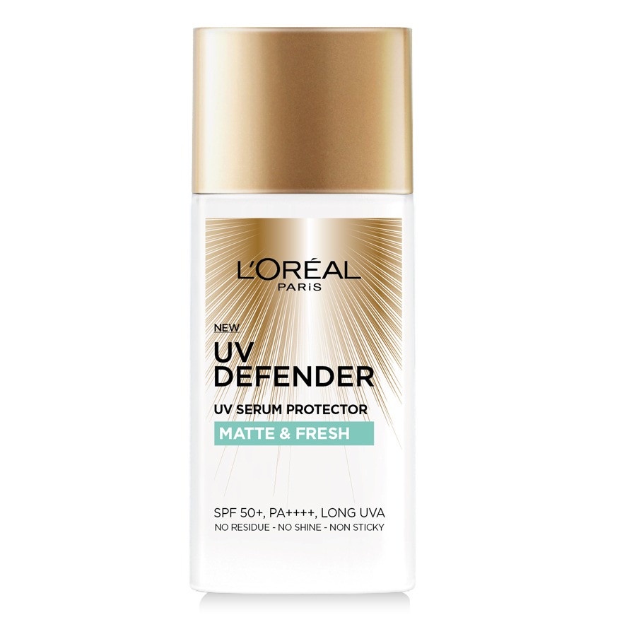 [L'OREAL PARIS] Kem Chống Nắng Giúp Kiểm Soát Dầu Và Thoáng Mịn Làn Da UV Defender SPF 50+/PA++++ Matte & Fresh 50/15ml