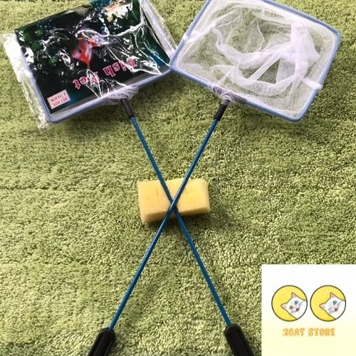 Vợt vớt cá , cán kim loại chắc chắn, đa dạng kích thước