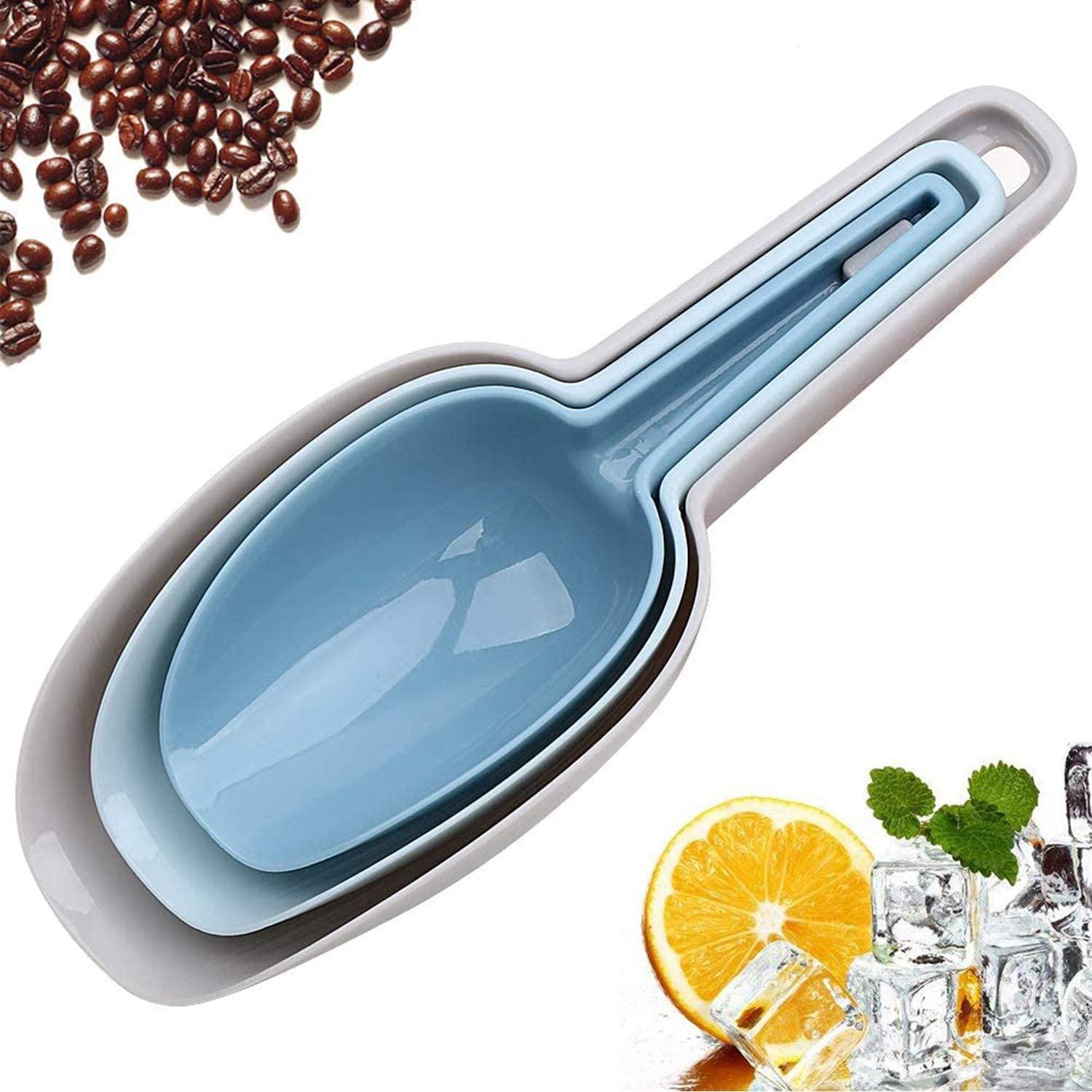 Bộ 3 chiếc thìa đá, Muỗng nhà bếp bằng nhựa đa chức năng