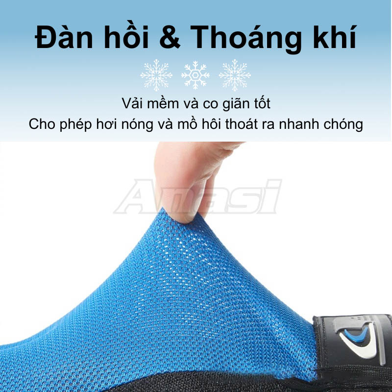 Găng tay chống nắng nam Anasi HW75 cắt 2 ngón - Găng tay chạy xe , tập gym, đi phượt
