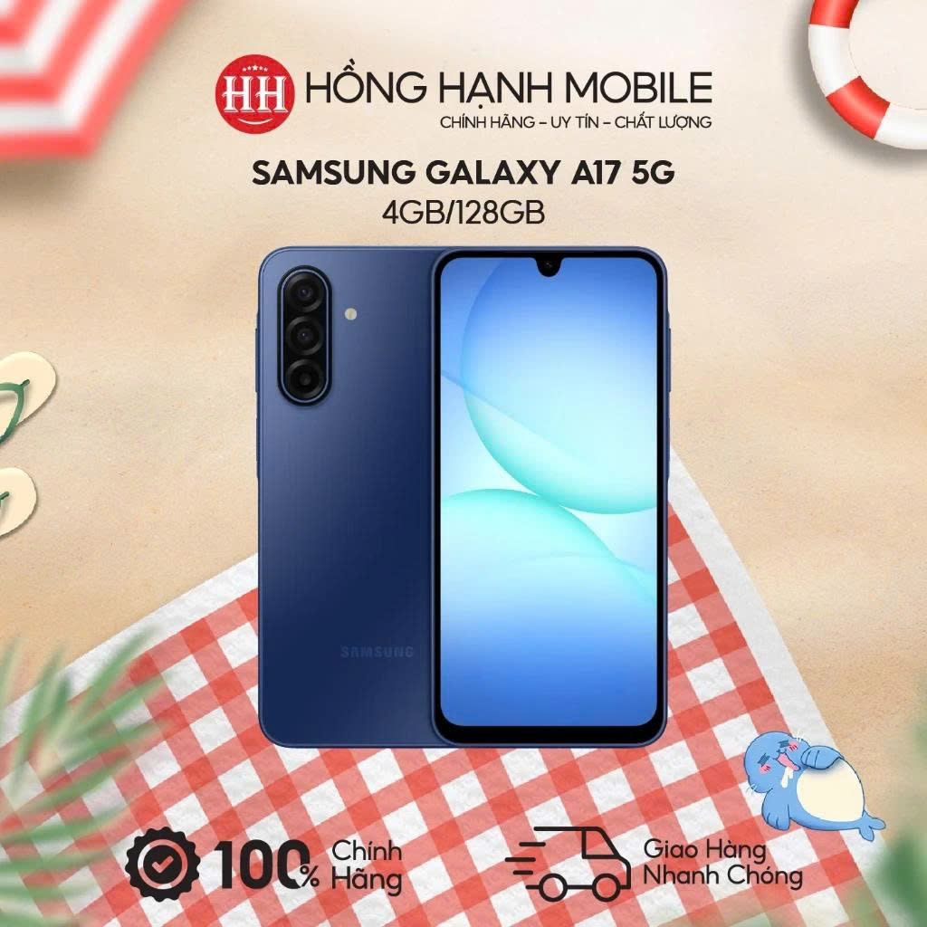 Điện Thoại Samsung Galaxy A17 5G 4GB/128GB - Hàng Chính Hãng