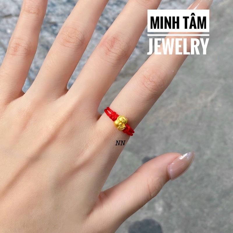 Charm mèo thần tài 24k,Mèo thần tài 24k mini-Minh Tâm Jewelry