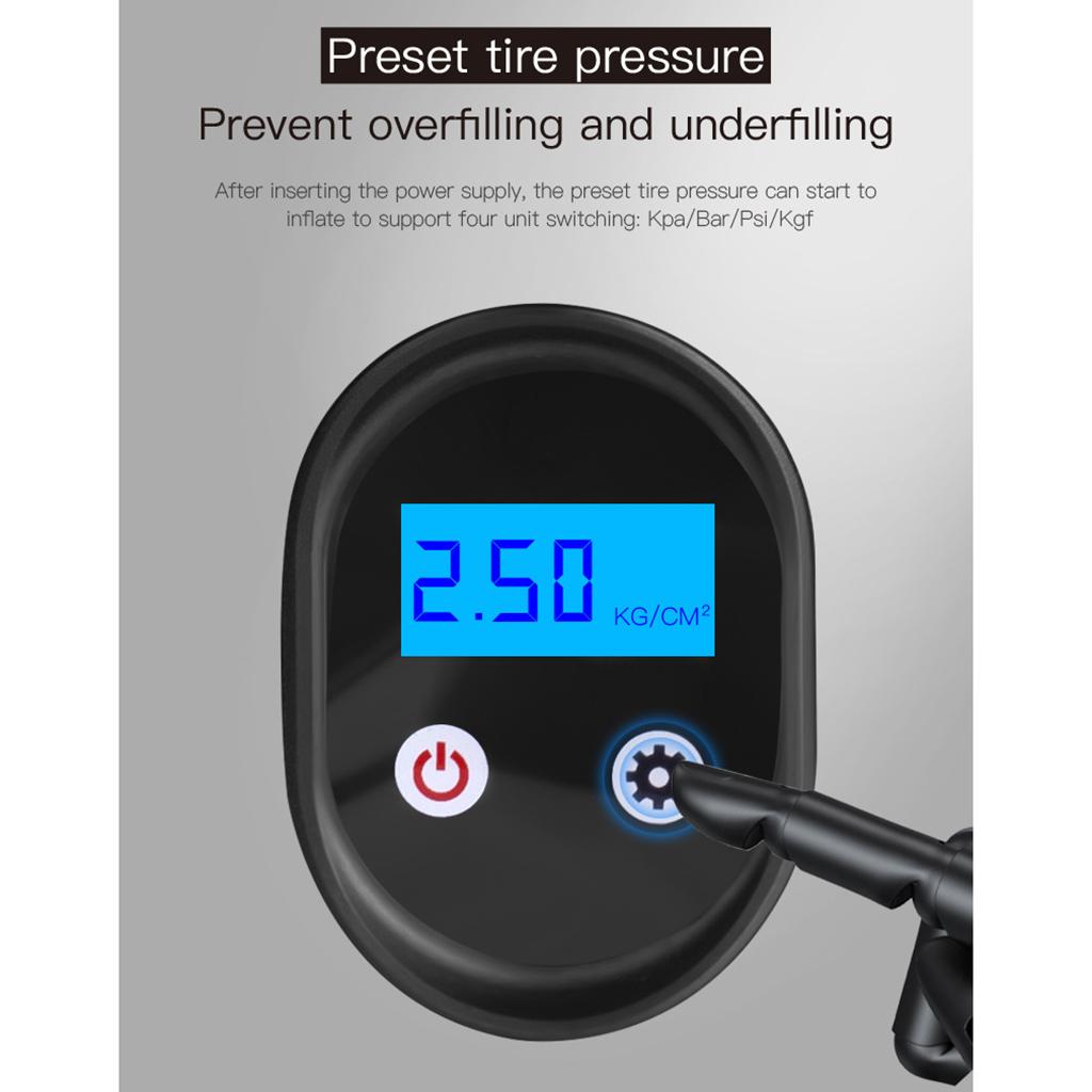 Air Compressor Cordless Handheld Inflatable Air Pump Tyre Inflator