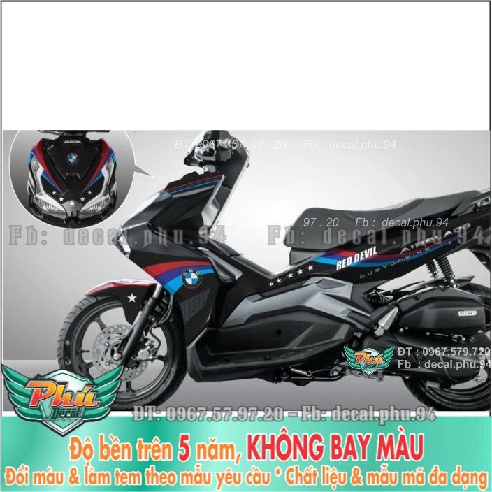 Tem rời Airblade 2020 đen chỉ