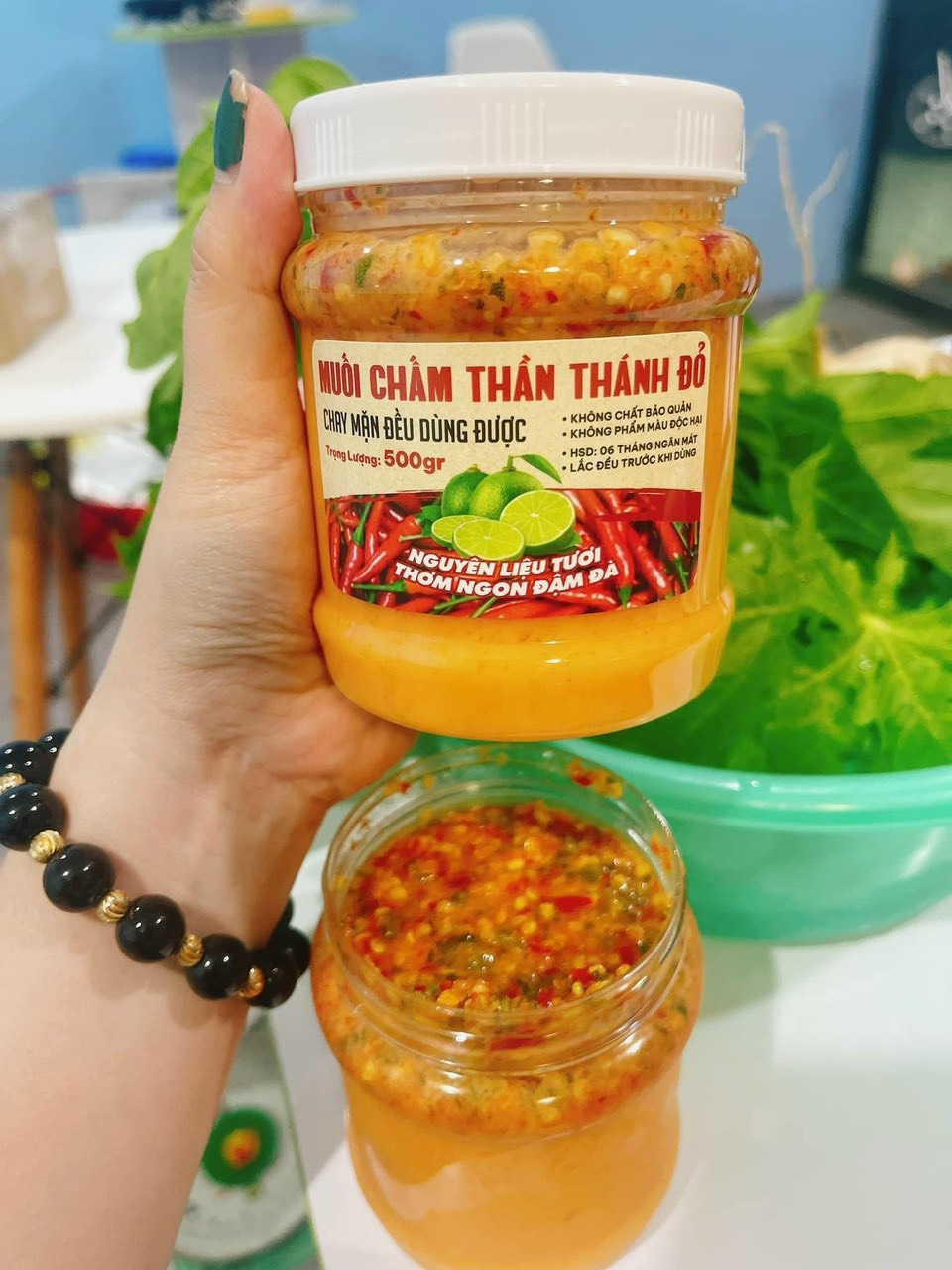 Muối ớt chấm hải sản thịt gà siêu ngon - 500g. Muối chấm Hải Sản chấm cả thế giới