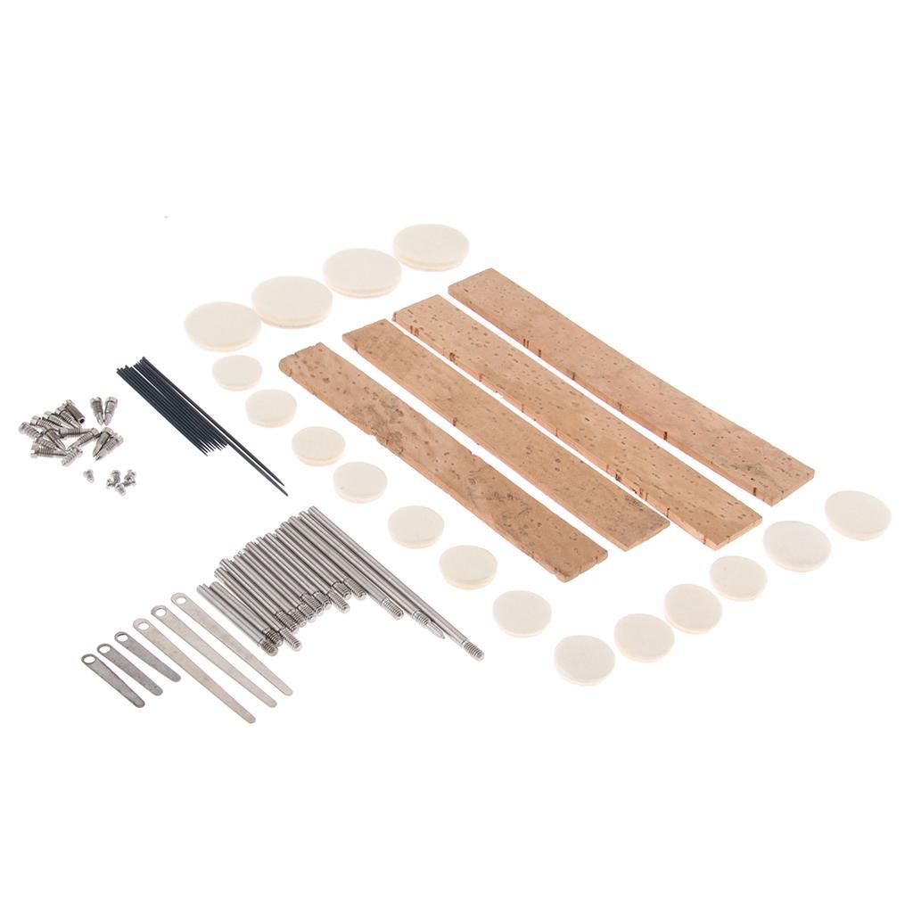 2 Sets Clarinet Repair Parts Screws for Woodwind Accessories