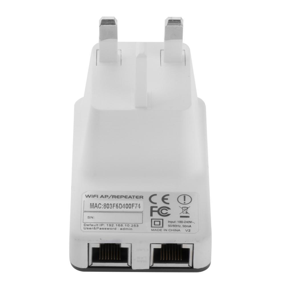 Wifi 300Mbps Wireless-N 802.11n/g/b AP Router Extender UK Plug